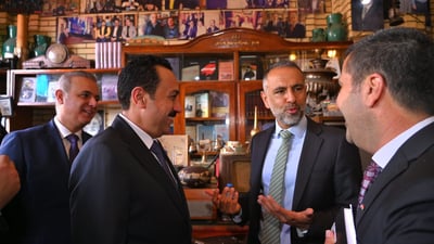 باڵیۆزی نوێی بەریتانیا لە عێراق لە قاوەخانەی مەچكۆ بوو