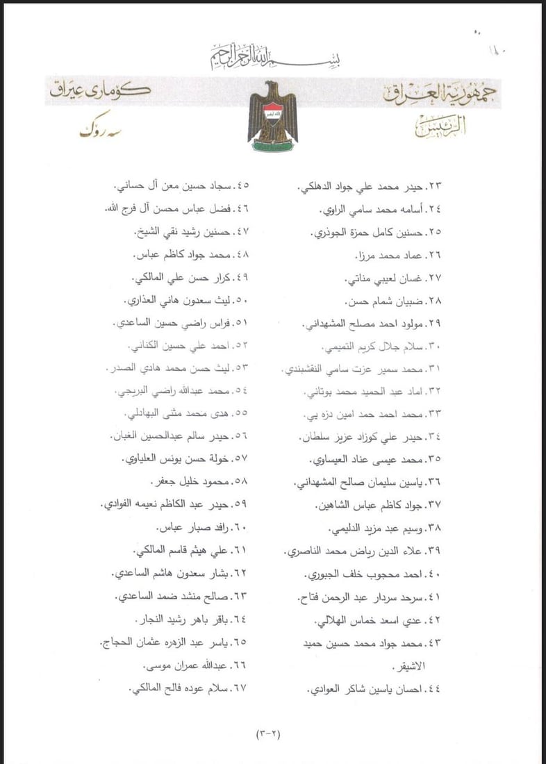وثائق: أسماء 86 سفيراً صادقت على تعيينهم رئاسة الجمهورية
