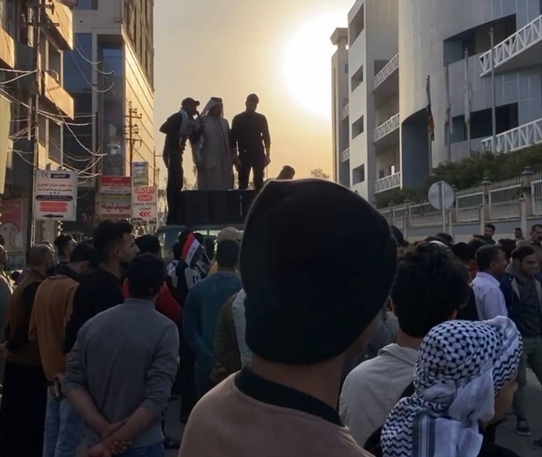 كربلائيون يتظاهرون أمام “مستشفى الحجّة الخيري”: يجب تسليمه للصحة