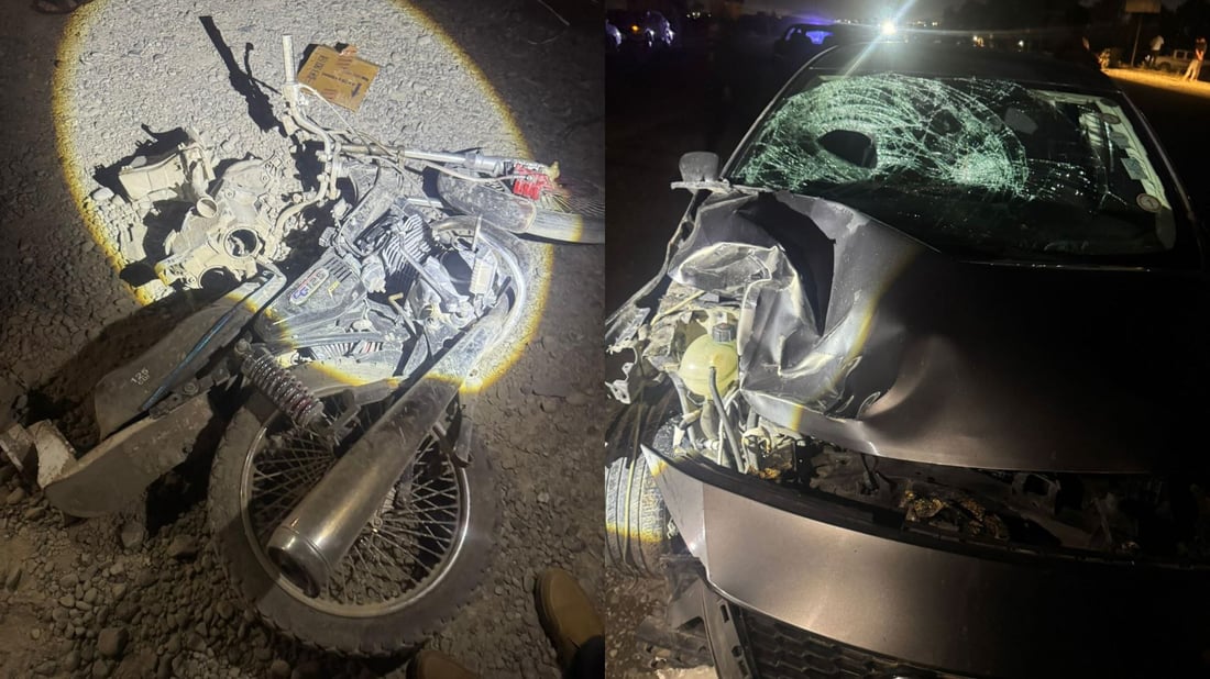 لە رووداوێکى هاتوچۆدا ماتۆرسوارێک گیانی لە دەست دا