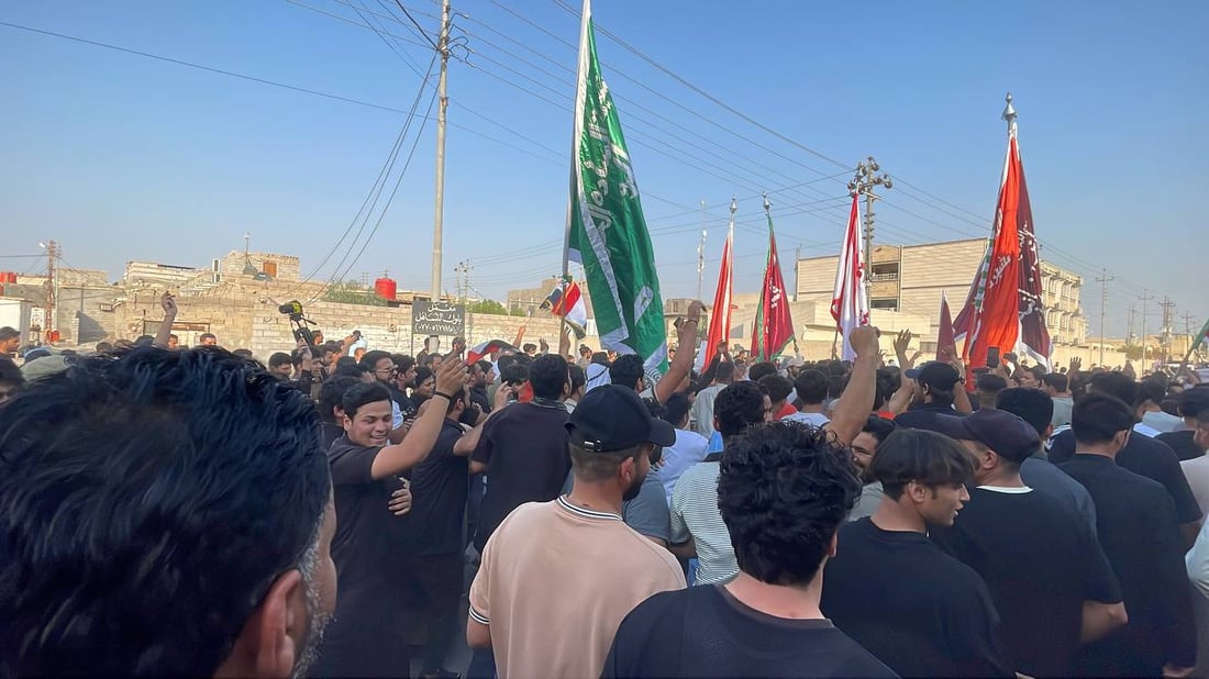 فيديو: احتجاجات “مناطق النفط” بالبصرة تتوسع إلى الدير.. تظاهرة حاشدة “وتهديد”
