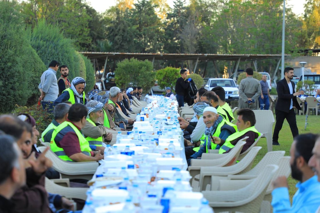 ژینگه‌پارێزانی هه‌ولێر داوه‌تی ئێوارەخوانێك بوون