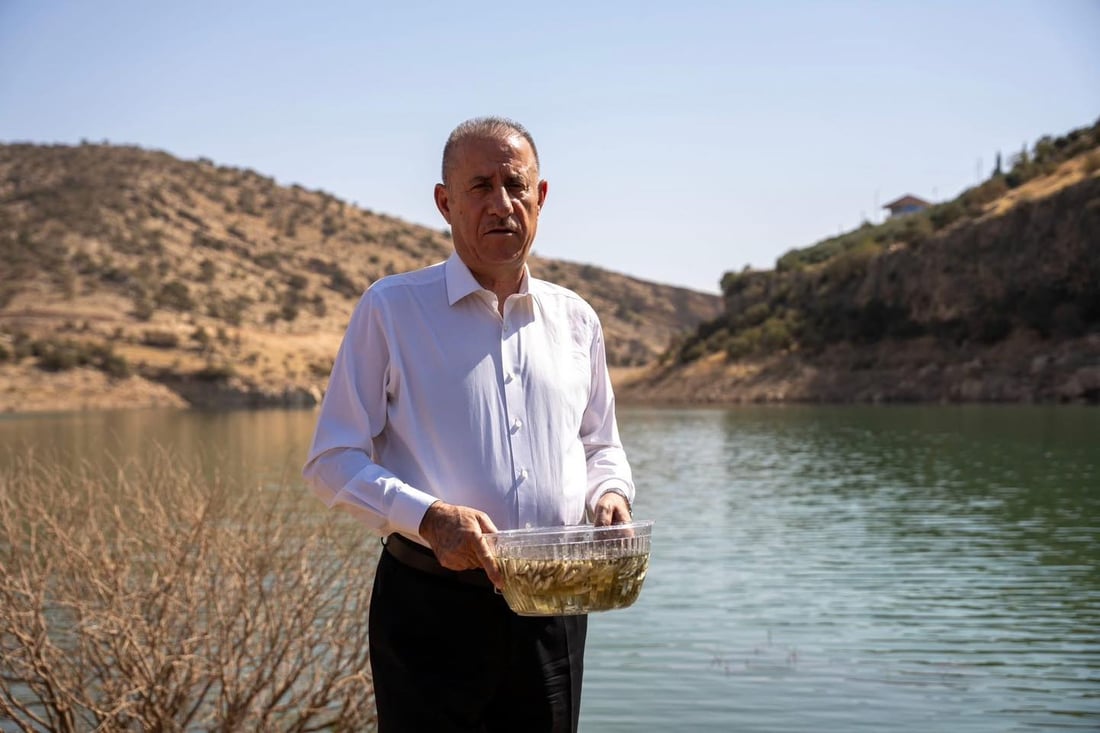 200 هەزار پەنجەماسی خرانە ناو بەنداوی خنس