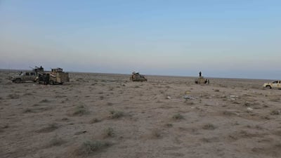 الحشد يدمر مخزناً للعبوات الناسفة بمنطقة الصدعان في صحراء الأنبار