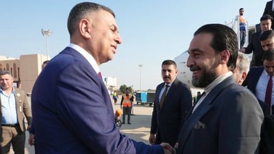 الحلبوسي أول الواصلين إلى البصرة للمشاركة بافتتاح خليجي 25