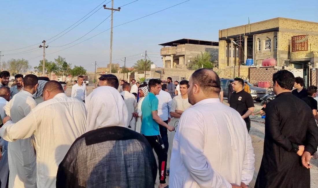 متظاهرون في القرنة يتوعدون بغلق القائمقامية احتجاجاً على اعتقال أحد الناشطين