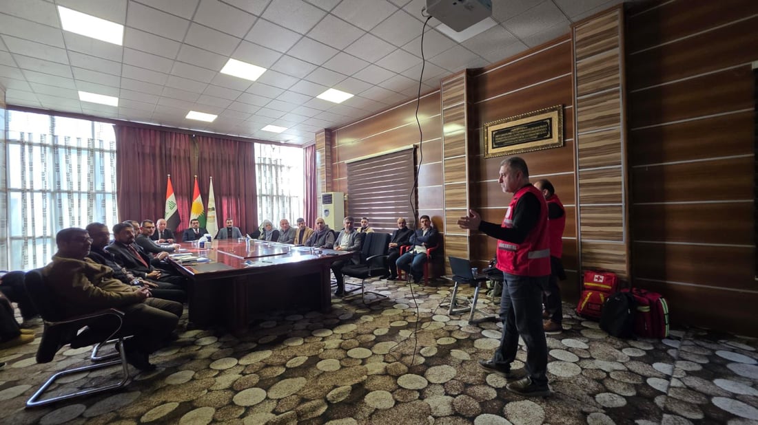 خولێكی فریاگوزاریی ته‌ندروستی بۆ یارمه‌تیدانی حاجییان به‌ڕێوه‌چوو