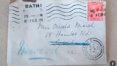 نامه‌یه‌ك دوای 107 ساڵ گه‌یشت