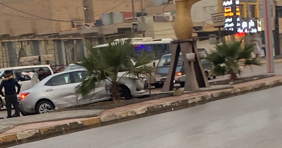 كورونا بـ”الرونك سايد” تصطدم بكورولا في الفلوجة (صور)
