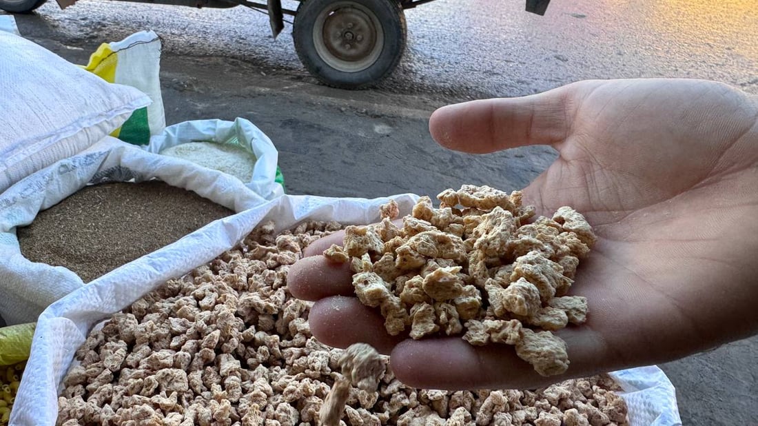 “لحم الصويا” لفقراء المشخاب.. الكيلو بـ 2500 ومليء بالبروتين