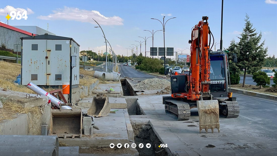 ئامادەکاری بۆ رێگرتن لە لافاو لەسەر شەقامەکان دەستیپێکرد