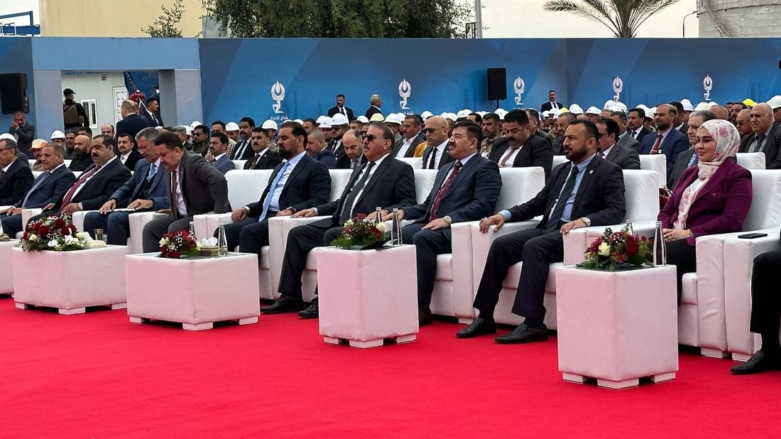 صور: السوداني يفتتح مصفى الشمال بحضور أبو مازن والسامرائي