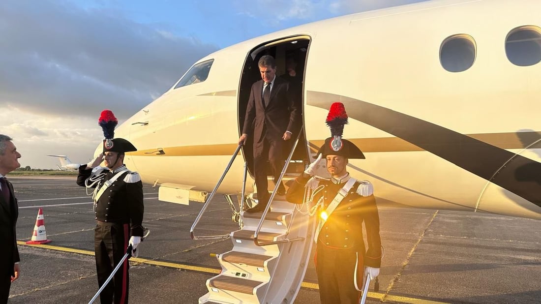Kurdistan Region President Nechirvan Barzani participates in papal funeral at Vatican
