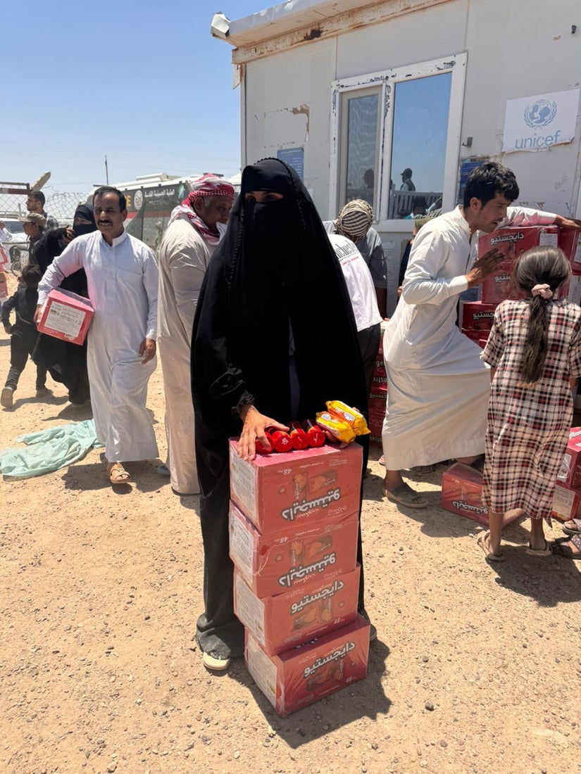 العتبة الحسينية مع نازحي جرف الصخر بحضور مستشاري السوداني (صور)