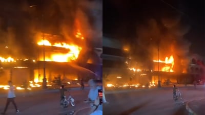 بەهۆی ئاگرکەوتنەوە لە باڵەخانەیەک سێ کەس گیانیان لەدەست دا