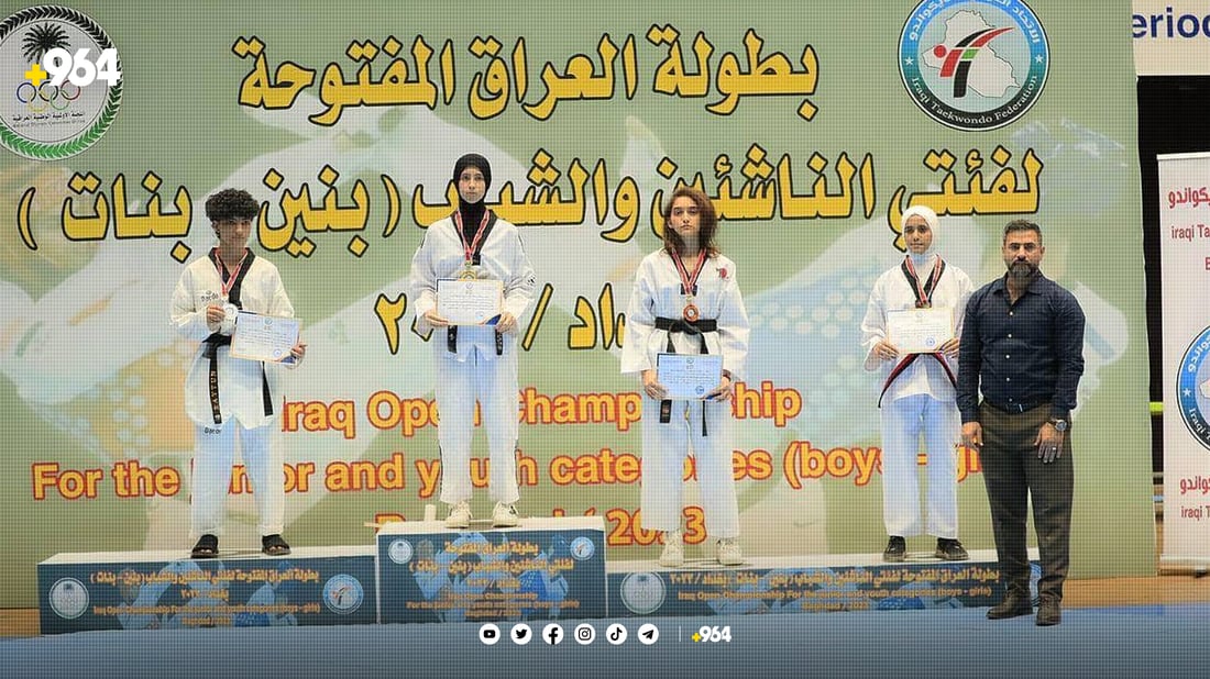 سێ کچە یاریزانی تایکواندۆی چەمچەماڵ بانگهێشتی هەڵبژاردەی عێراق کران