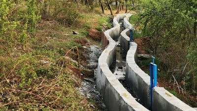 جۆگه‌له‌ كۆنكرێتییه‌كه‌ى ناحیه‌ى كانى ماسی چوار گوند تێرئاو ده‌كات