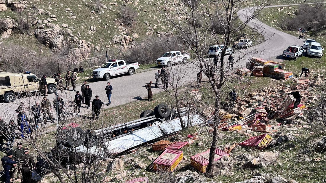 لە رووداوێکى هاتوچۆدا دوو کەس گیانیان لەدەست دا