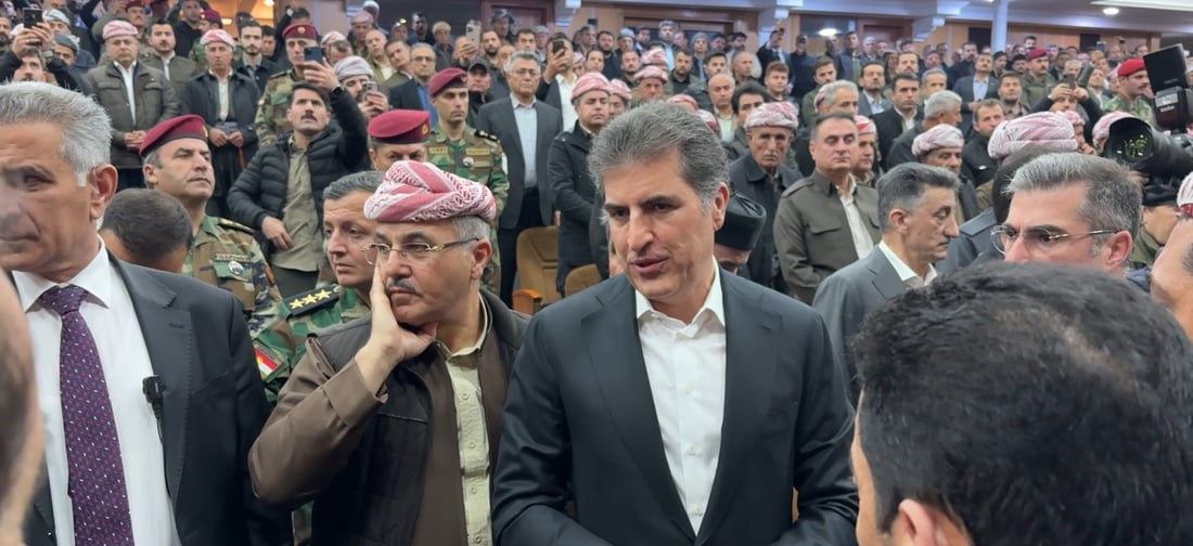 سەرۆکی هەرێم بۆ دڵنەوایی کەسوکاری پێشمەرگە شەهیدەکان چووە سۆران