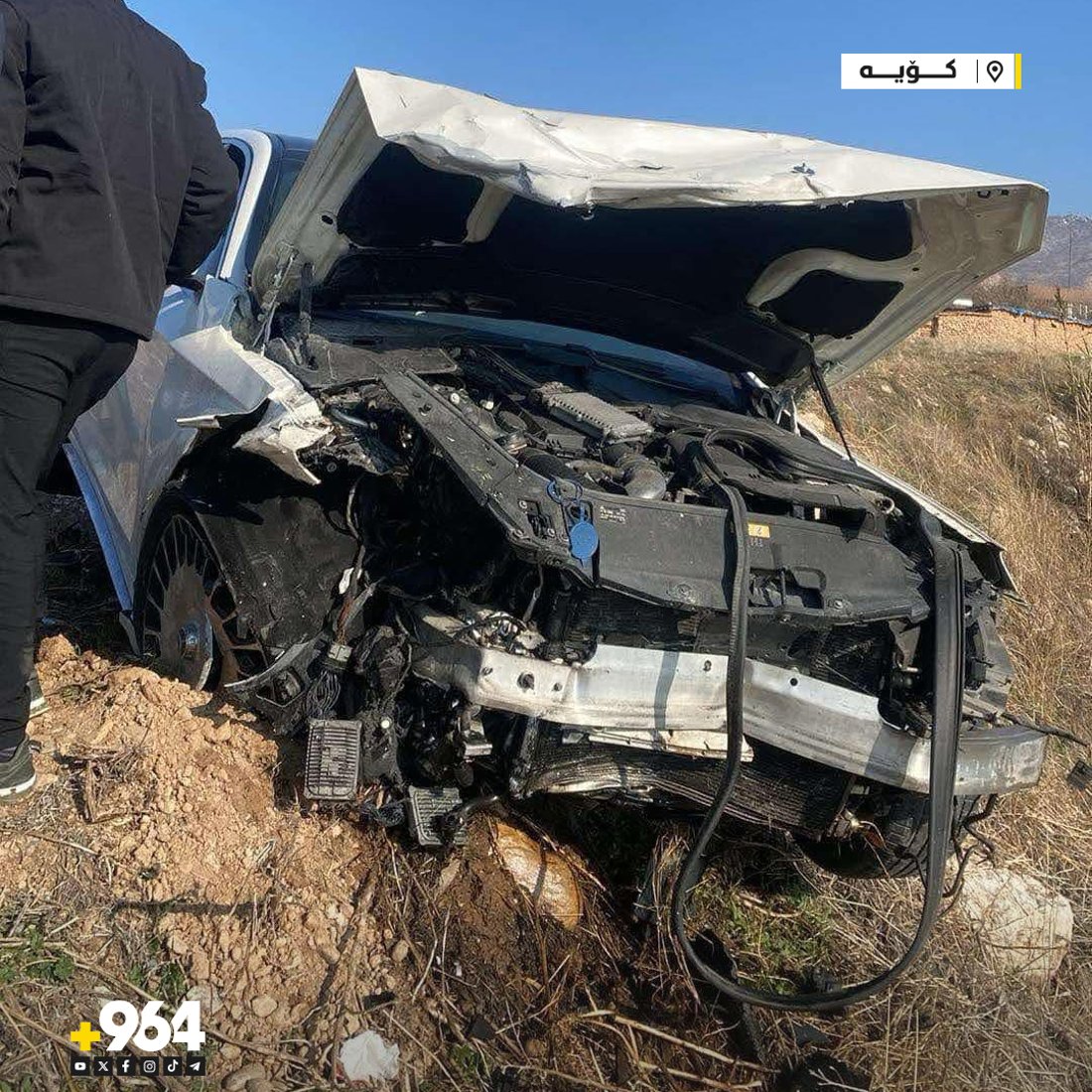 لە رووداوێکی هاتوچۆ لە رێگەی دەشتی کۆیەدوو کەس گیانیان لە دەست دا