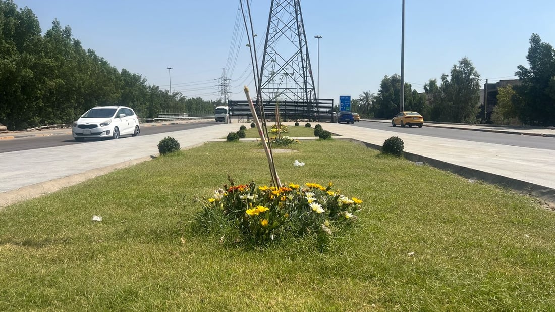 الغزالية ترحب بكم بالمرمر والورود والنافورات.. صور من المدخل الجديد
