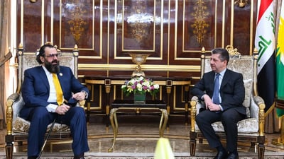 بارزاني والكسنزاني يؤكدان على تعزيز التعايش السلمي بين المكونات