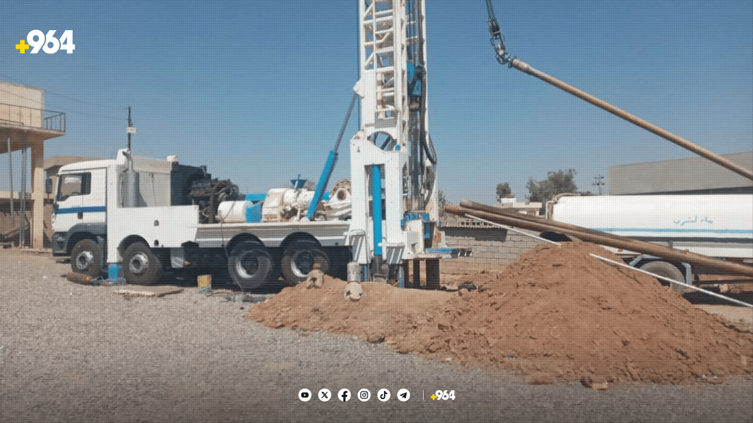 بە لێدانی دوو بیری ئاو 620 خێزان دەحەسێنەوە