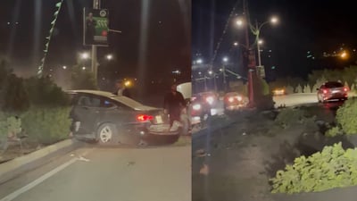 ئۆتۆمبێلێک کۆنتڕۆڵی لەدەست دا و خۆی بە دوو ئۆتۆمبێلی دیکەدا کێشا