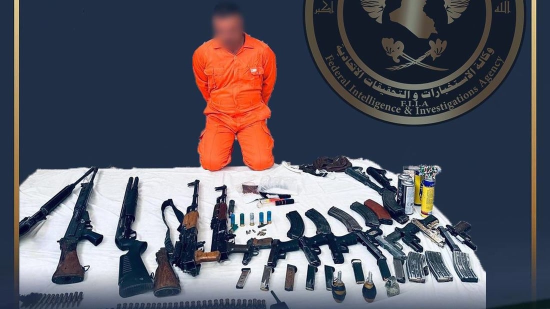 ضبط أسلحة وكرستال.. الاستخبارات تشتبك مع أخطر تاجر للمخدرات في كربلاء