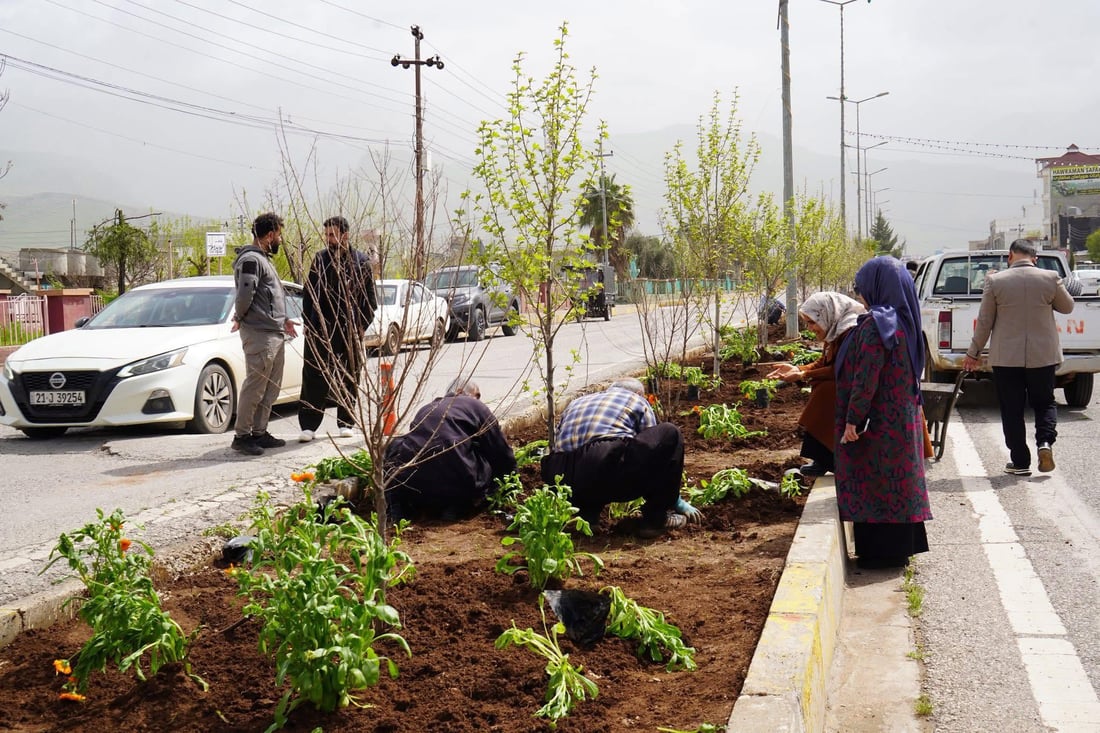 مەشتەلەکەی خورماڵ ساڵانە 25 هەزار گوڵ و نەمام بەرهەم دەهێنێت