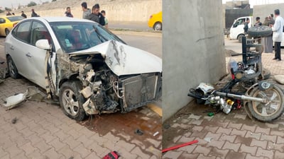 مع النترا تقودها امرأة.. “ابو الستوتة” ينجو بأعجوبة من حادث مميت في ليلان