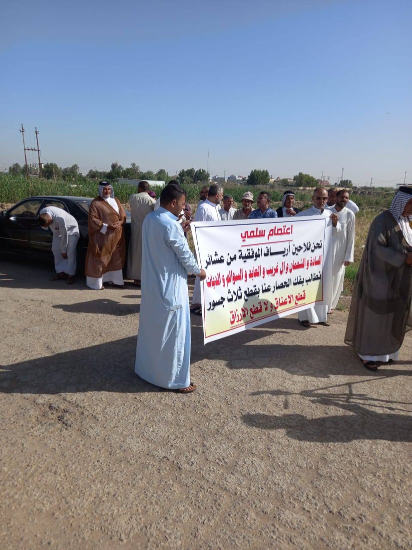 واسط: عوارض فوق نواظم الغرّاف تغضب مزارعي الحنطة ولابد من جسور جديدة (صور)