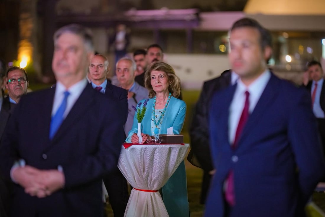 صور من مشاركة سيدة العراق الأولى في حفل العيد الوطني التشيكي