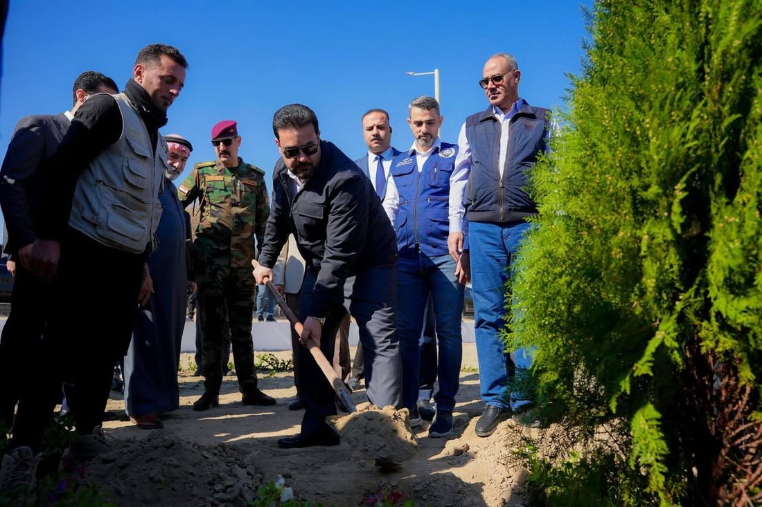 حملة التشجير الربيعية انطلقت.. صور من 8 مدن في الأنبار