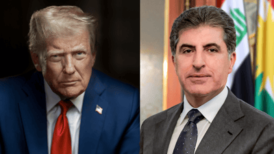 ترامب يهنئ نيجيرفان بارزاني بنوروز: تعبير عن قوة البدايات الجديدة