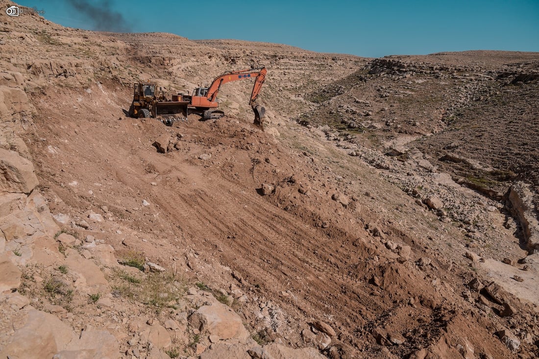 له‌سه‌ر چیاى قه‌ره‌چوغ پۆندێكى گلدانه‌وه‌ى ئاوى باران دروستده‌كرێت