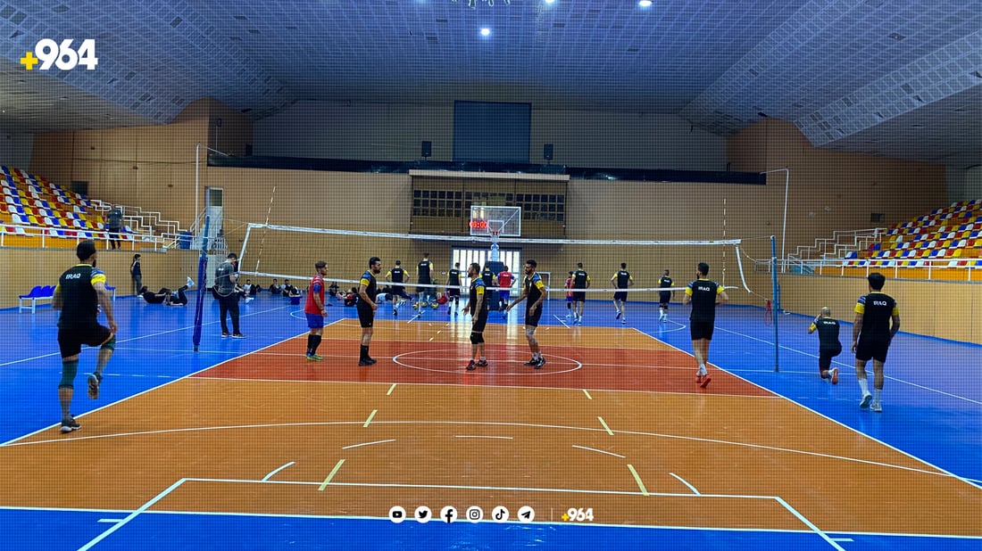 بالەی عێراق لە سلێمانی ئامادەکاری بۆ پاڵەوانیەتی ئاسیا دەکات