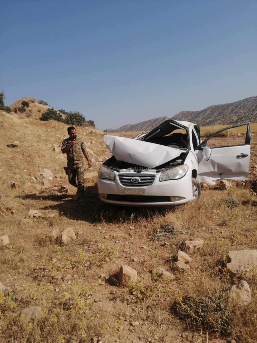 بەهۆی وەرگەڕانی ئۆتۆمبێلێکەوە پێشمەرگەیەک گیانی لەدەست دا