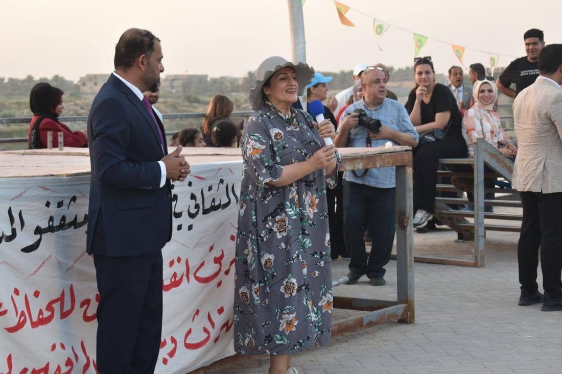 الفلوجة تستقبل وفدا من مختلف المحافظات العراقية في شارعها الثقافي (صور متداولة)