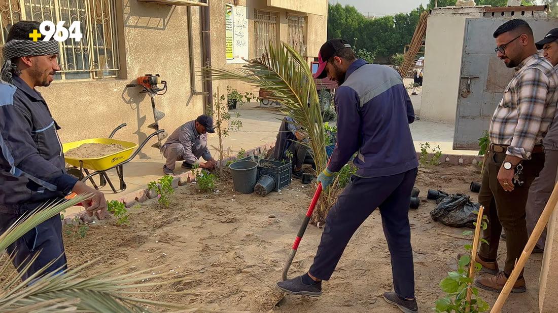 Safwan municipality plants 1000 seedlings in schools for ‘Green Cell’ project