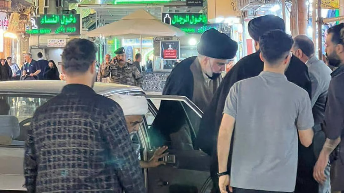 Muqtada Al-Sadr visits Grand Ayatollah Ali al-Sistani