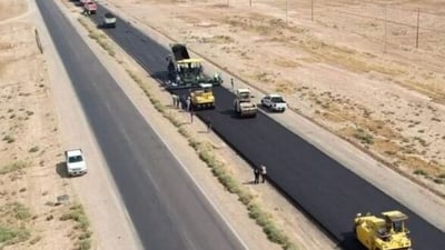 تبليط طريق بغداد – كركوك ينتهي قبل نهاية العام الحالي – وزارة الإعمار