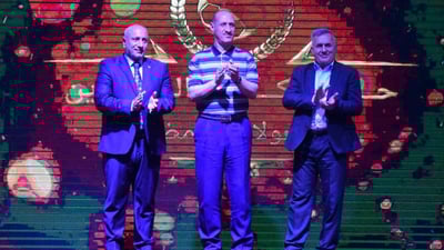 صور: عدنان درجال مندهش من التنظيم العالي لحفل الفرق الشعبية في كربلاء