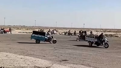 شاهد عروض “الستوتات” في أول أيام 2026 بالمثنى