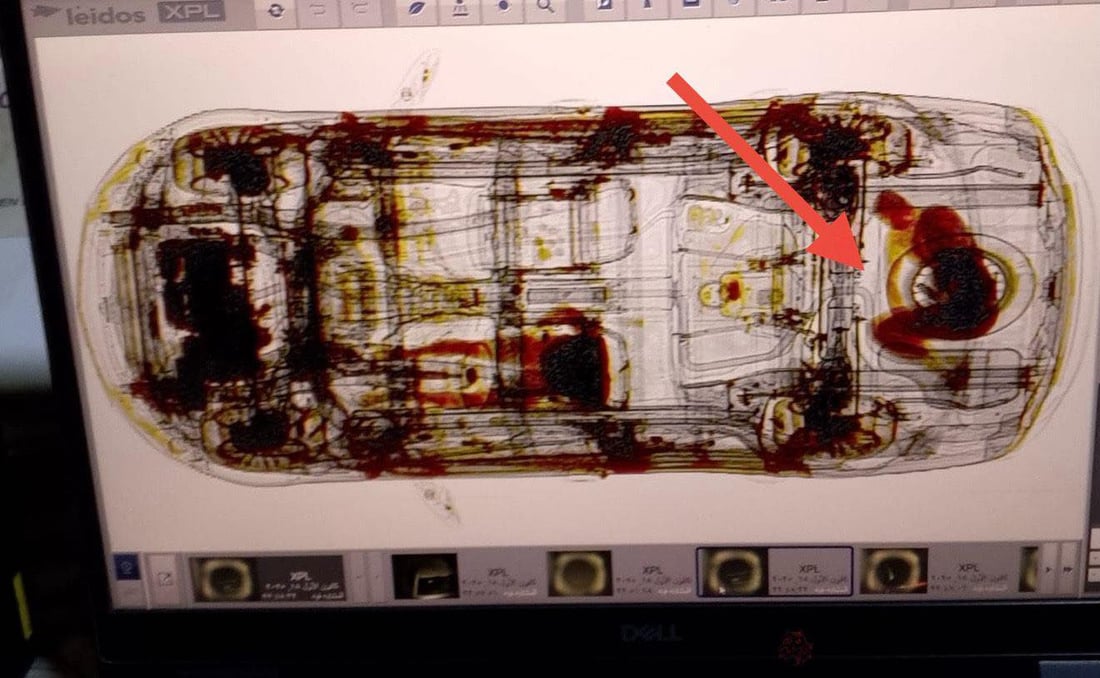 إحباط تهريب امرأة فلبينية داخل صندوق سيارة في سيطرة الشعب