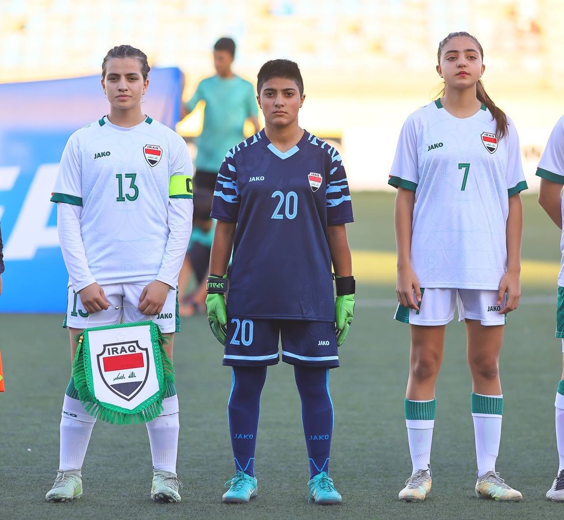 صور: أول خسارة لمنتخب ناشئات العراق في بطولة غرب آسيا