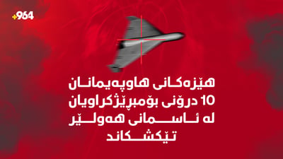 “هێزەکانی هاوپەیمانان 10 درۆنی بۆمبڕێژکراویان لە ئاسمانی هەولێر تێکشکاند”