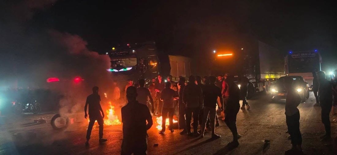 خۆپیشاندانەکەى ئەعزاز لە حەلەب؛ بەزەبرى هێز بڵاوەی پێکرا