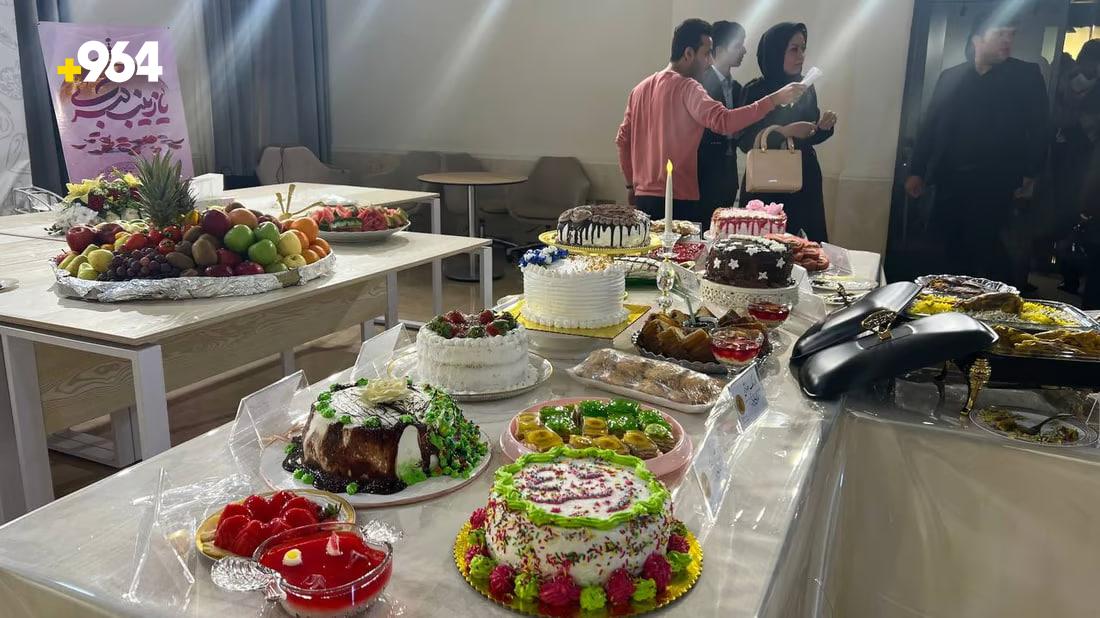 Iranian women in Baghdad showcase culinary skills in traditional cooking competition