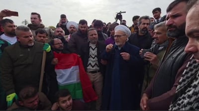 تەرمی شەهید ئەحمەد هێمن لە گۆڕستانی رەحیماوا بەخاکسپێردرا